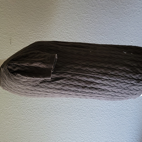 Croft & Barrow Short Sleeve Brown Cardigan - Picture 4 of 8